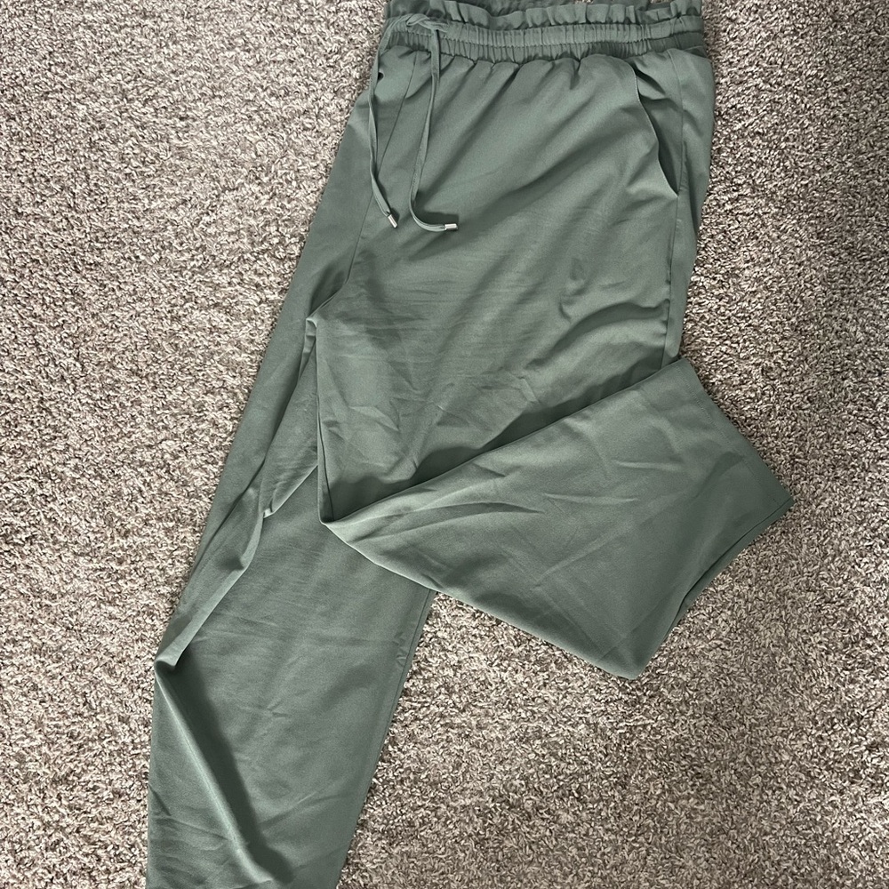 torrid Olive Green Drawstring Waist Lounge Trousers